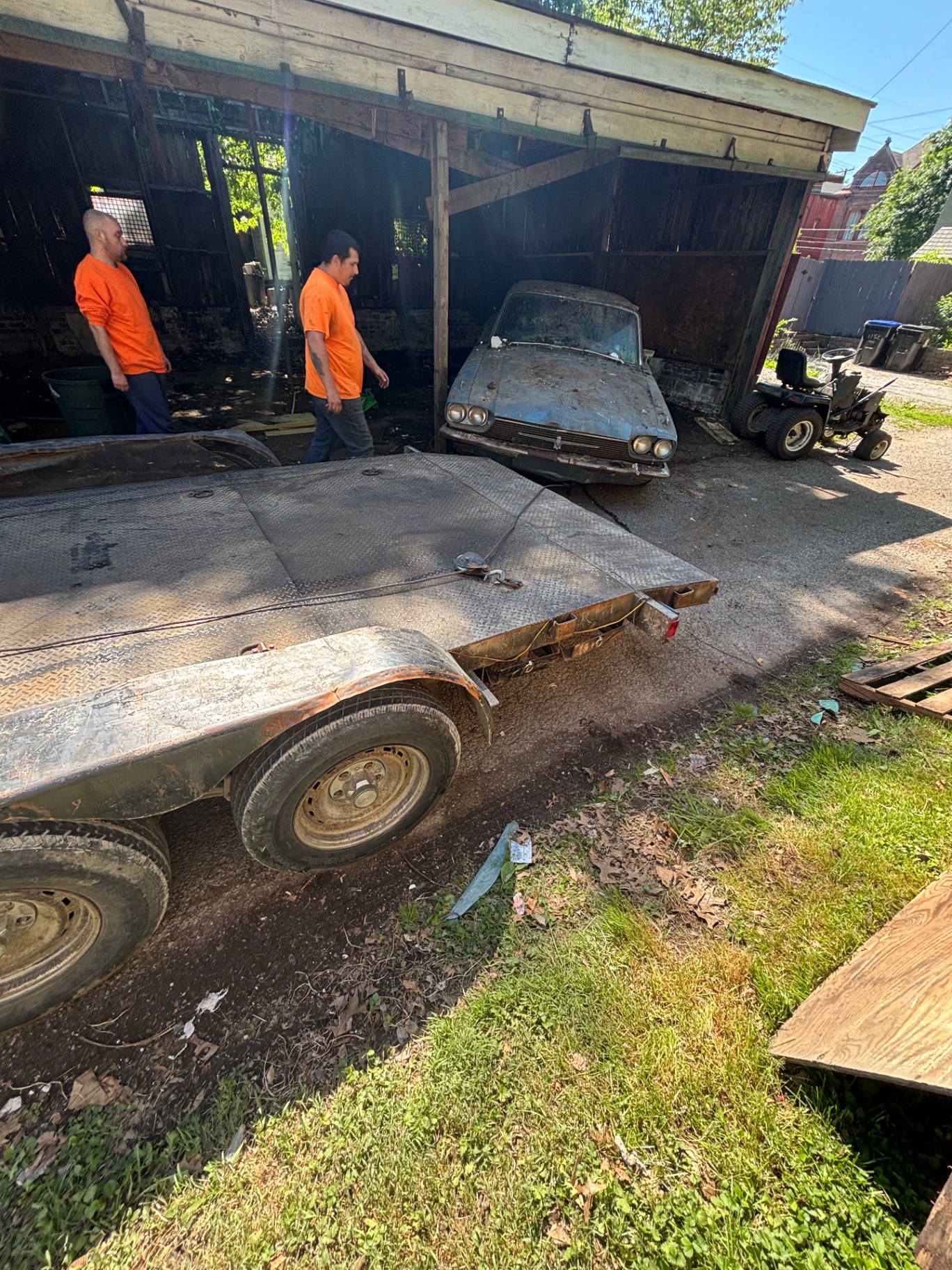After: garage rescue cleared by The Junk Squad